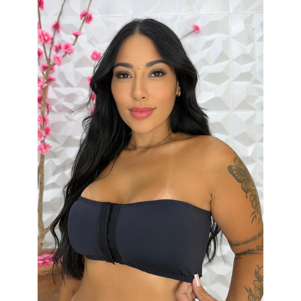 SUTIÃ CONFORT TOMARA QUE CAIA COM BOJO REMOVÍVEL E AJUSTE FRONTAL