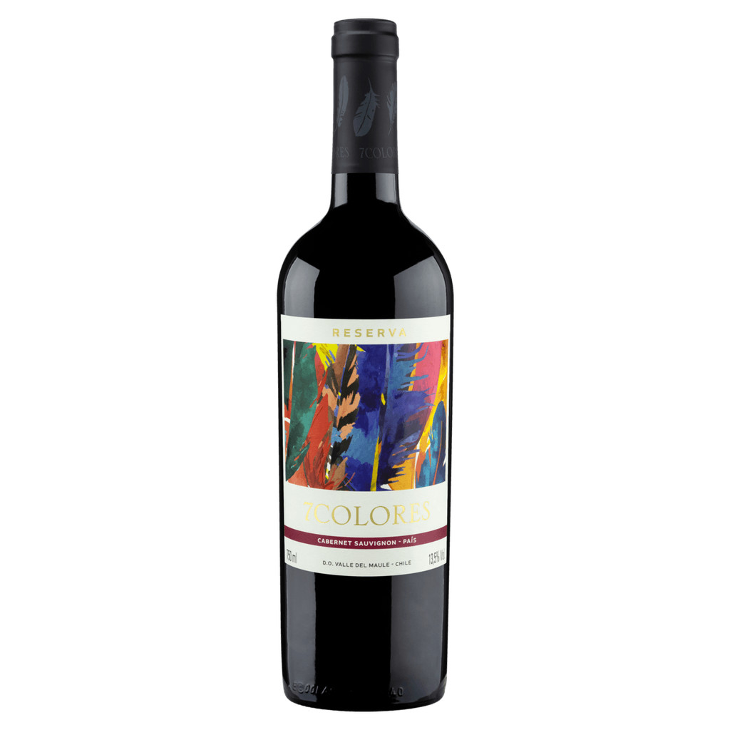VINHO CHILENO 7 COLORES RESERVA CABERNET SAUVIGNON PAIS TINTO 750ML