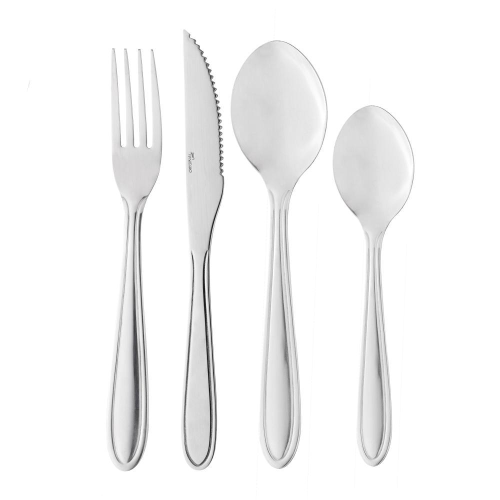 Faqueiro 24 Peças Gastro Lyor Aço Inox em Oferta na Shopee