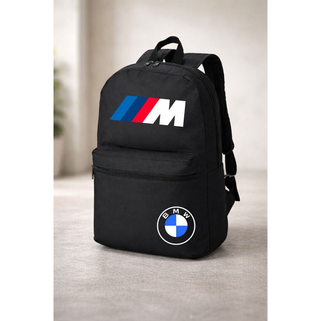 Mochila Bolsa Estampada BMW Masculina Escolar RAREPRINTCO