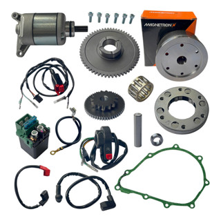 Partida Elétrica Fan 125 Ks 2009 2010 2011 2012 2013 2014 2015 Com Volante Kit Completo em Oferta na Shopee