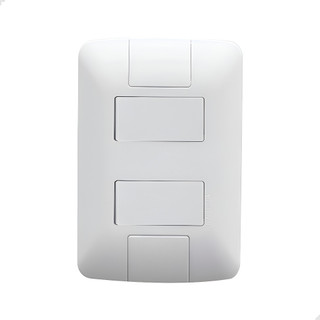 Interruptor Duplo Embutir Parede 4x2 Branco Aria Tramontina