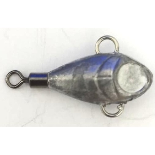 Isca artificial ultralight spinner com girador marine sports sem pintura tucunaré jig head 10 gramas