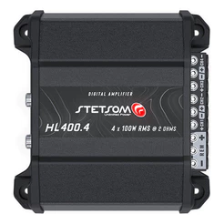 Módulo Amplificador Automotivo Stetsom Hl 400.4 4 Canais 400w PT