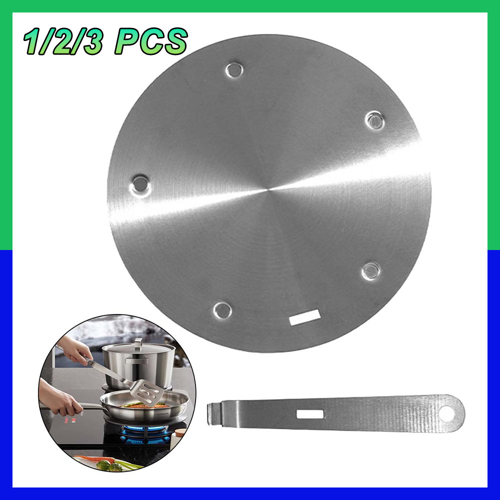 1-3 peças Placa Adaptadora Para Fogão De Indução, Difusora Calor A Gás, Disco Conversor, Acessórios Utensílios Cozinha