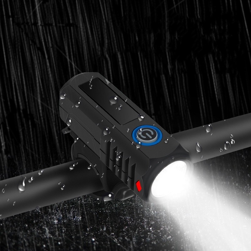 Farol/lanterna de LED XPG para bicicleta, alto brilho, recarregável, interface USB em Oferta na Shopee