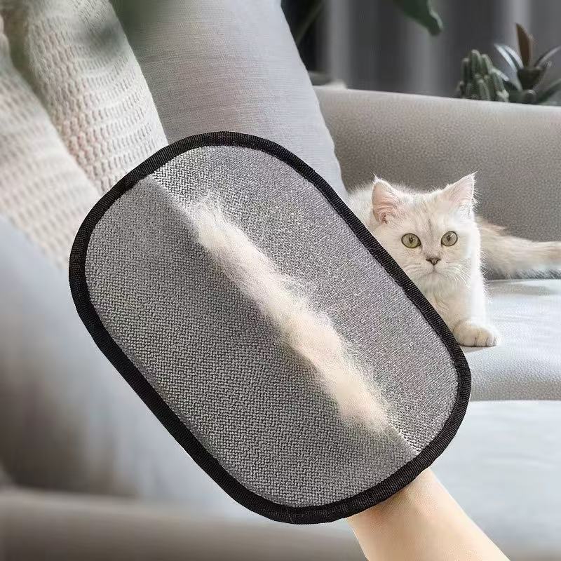 Luvas De Remoção De Pelos De Animais De Estimação FurFree , Escova Estática De Duas Vias , Removedor Cães E Gatos-SMILE