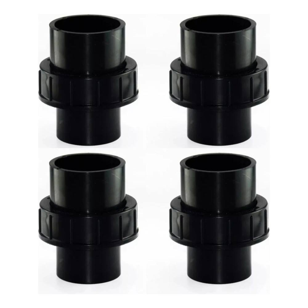 5 Un Luva De Uniao 50mm Piscina Compat. Dancor Acf Syllent Piscinas Motobomba Filtro