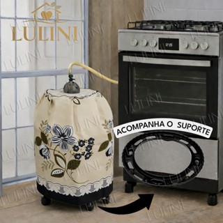 Capa Botijão ACOMPANHA SUPORTE Moderno Tecido Estampado Proteção Casa Deocoração em Oferta na Shopee