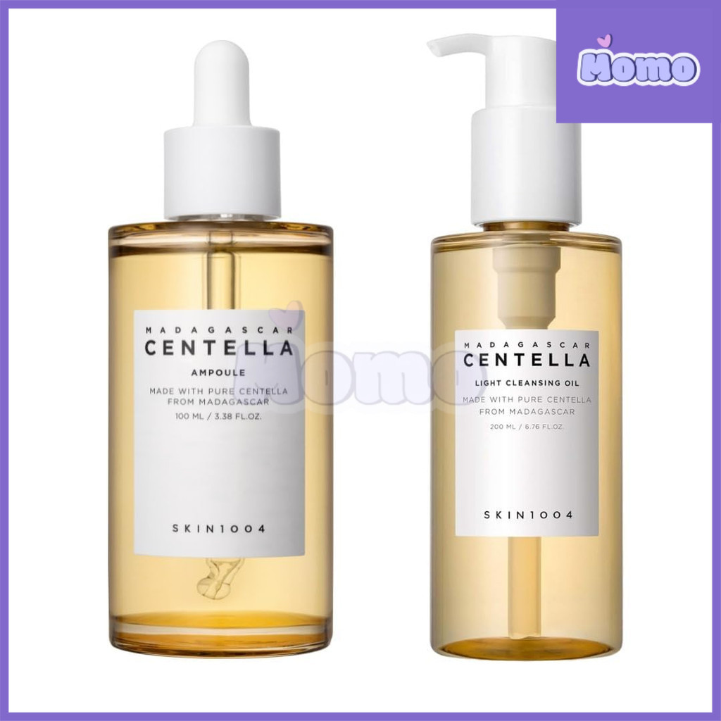 [Skin1004] Madagascar Centella Light Cleansing Oil 200ml Asiatica Ampoule Facial Serum 100ml em Oferta na Shopee