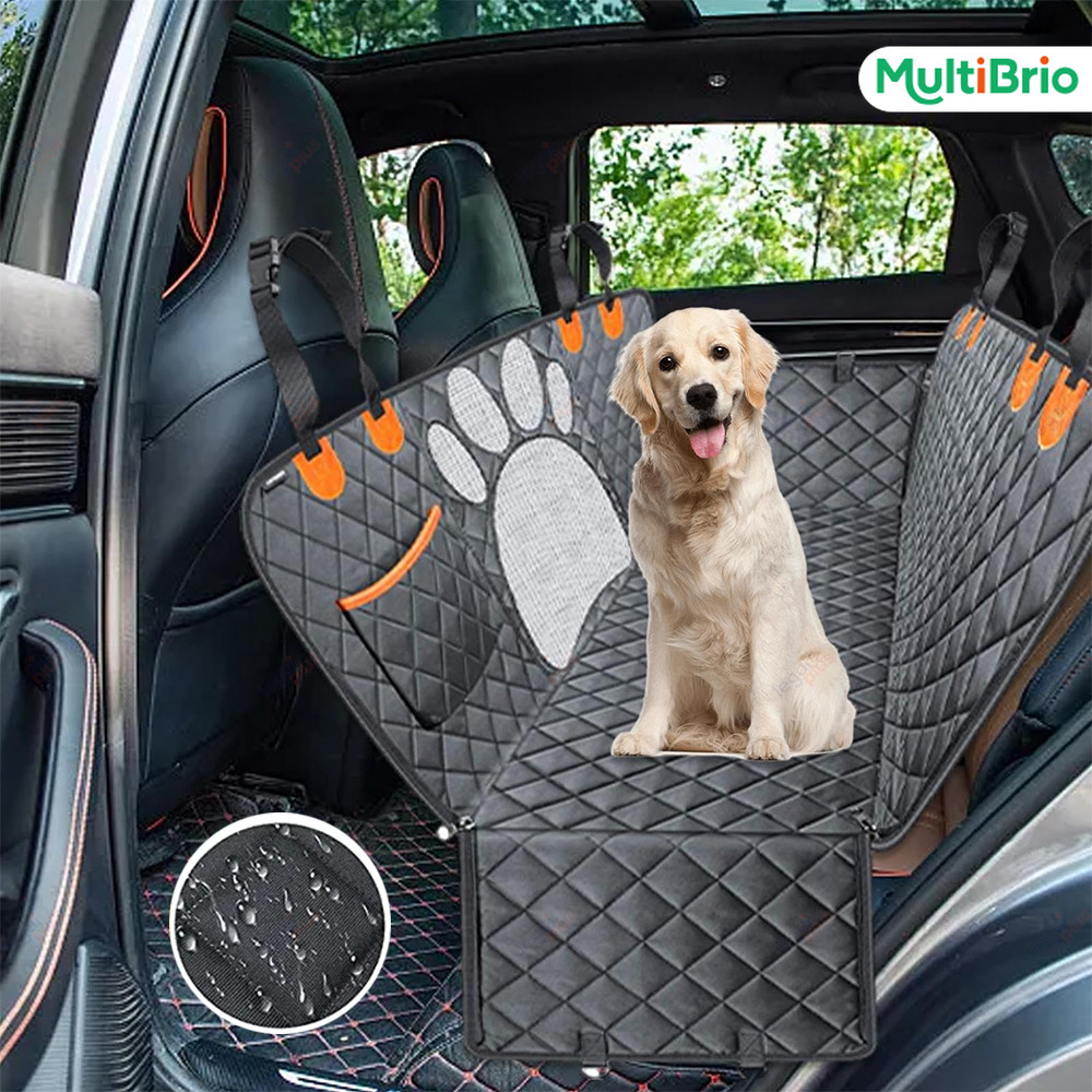 Capa Pet Impermeável e Segura para Banco de Carro - Conforto 5 em 1 para Cães e Gatos