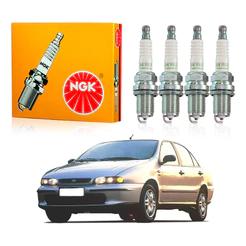 Jogo Velas Ngk Marea 1.6 1.8 16v 1999 A 2007