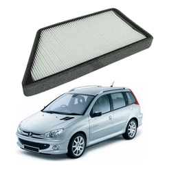 Filtro Ar Cabine Wega 206 Sw 1.6 2001 A 2007