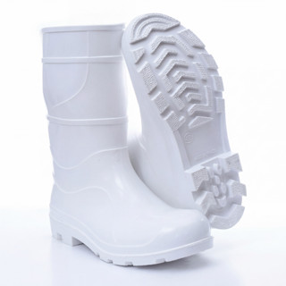 Bota Galocha PVC Impermeável Chuva Antiderrapante Cano Médio Unissex em Oferta na Shopee