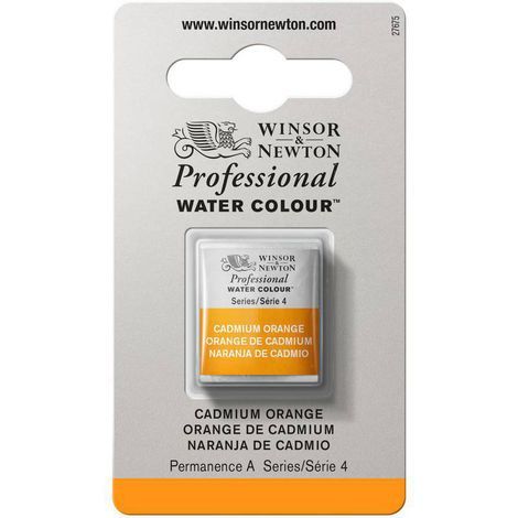 Pastilha Aquarela Profissional Cadmium Orange Us Winsor e Newton - 0101089