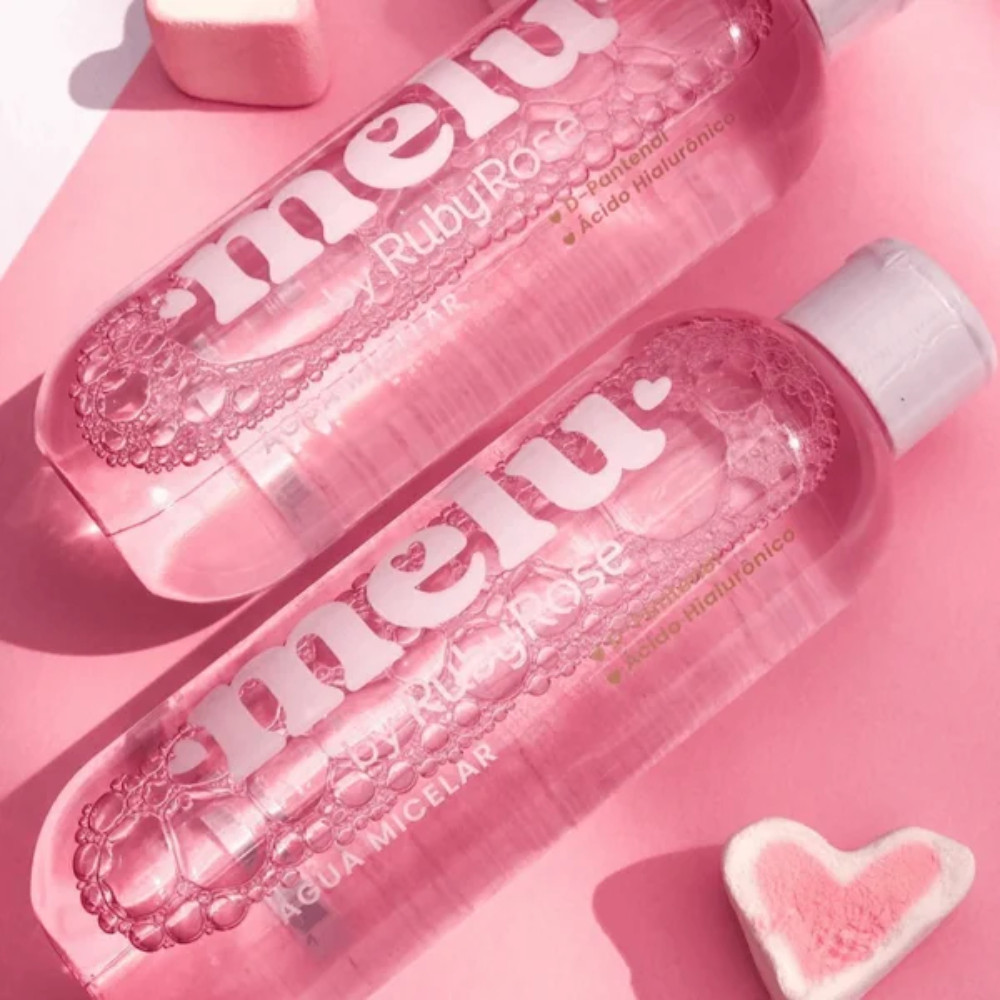 Água Micelar Kit 2 Unidades Skincare Melu by Ruby Rose® 100ml