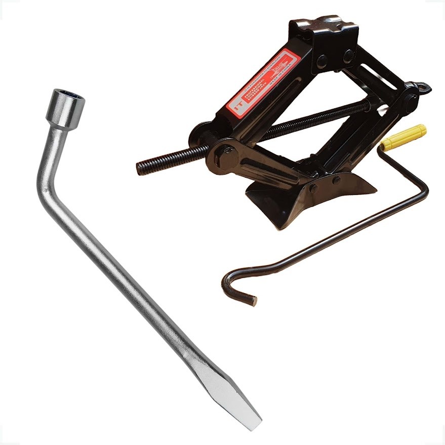 Macaco Automotivo 1ton Chave De Roda 21mm Carro Etios Ix35