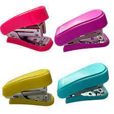 Caixa com 12 Mini Grampeadores Neon para 12 folhas - Win Paper/ WX Gift em Oferta na Shopee