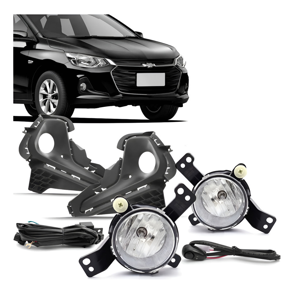 Kit Farol De Milha Onix 2020 2021 2022 Branco em Oferta na Shopee