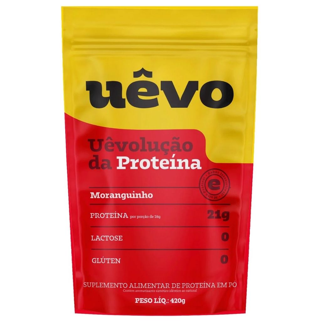 Albumina Uevo Refil 420g Morango