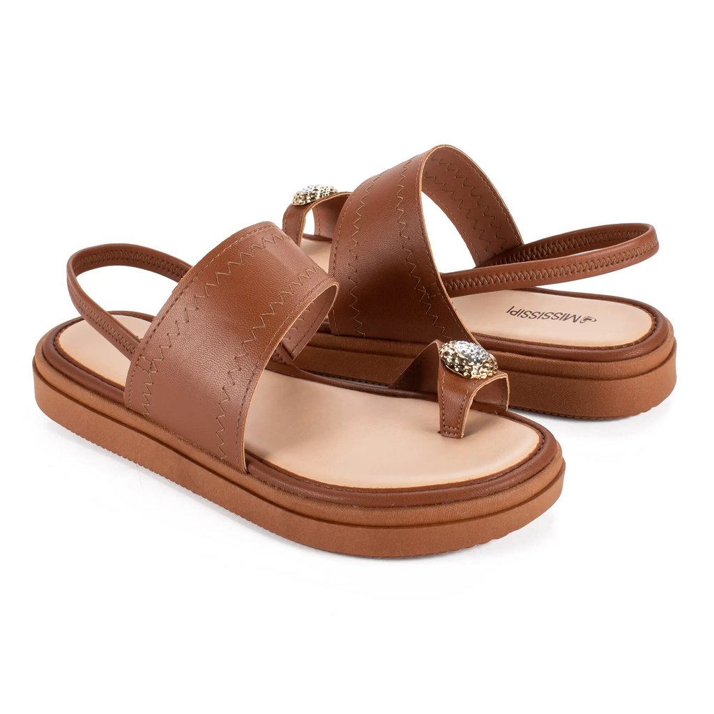 Sandália Feminina Mississipi Flatform Casual Confortável Macia Leve