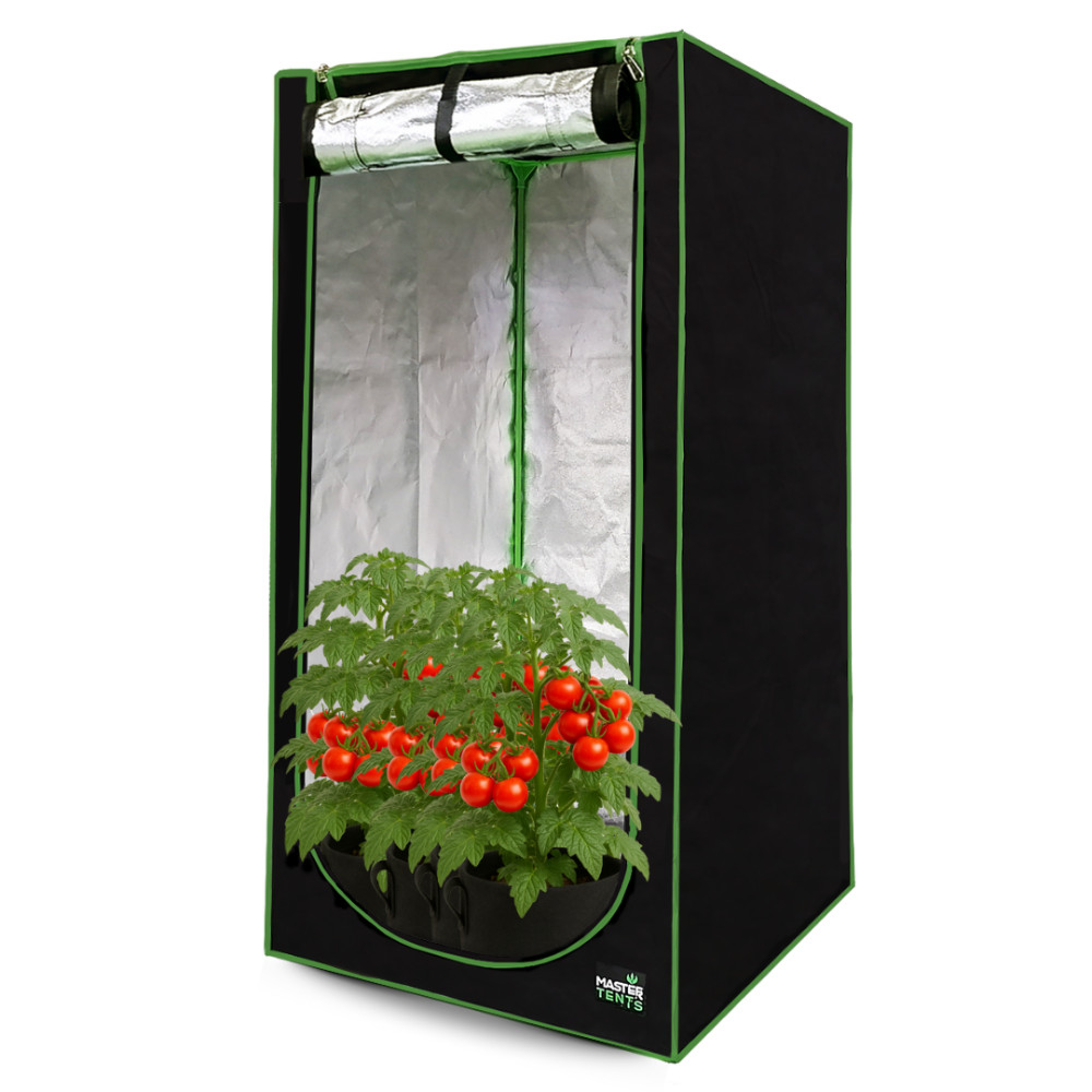 Estufa Tenda Cultivo Indoor 100x100x200cm Mylar 600D Original Grow Tent com Tela Anti Praga Barraca Cabine Box