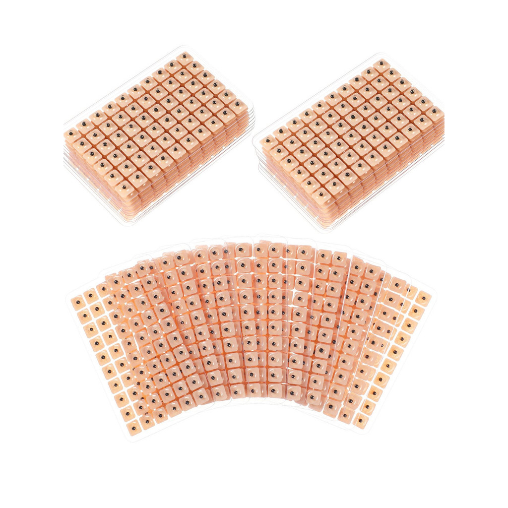 1200 Sementes de Vaccaria Auriculoterapia Com Adesivo Profissional