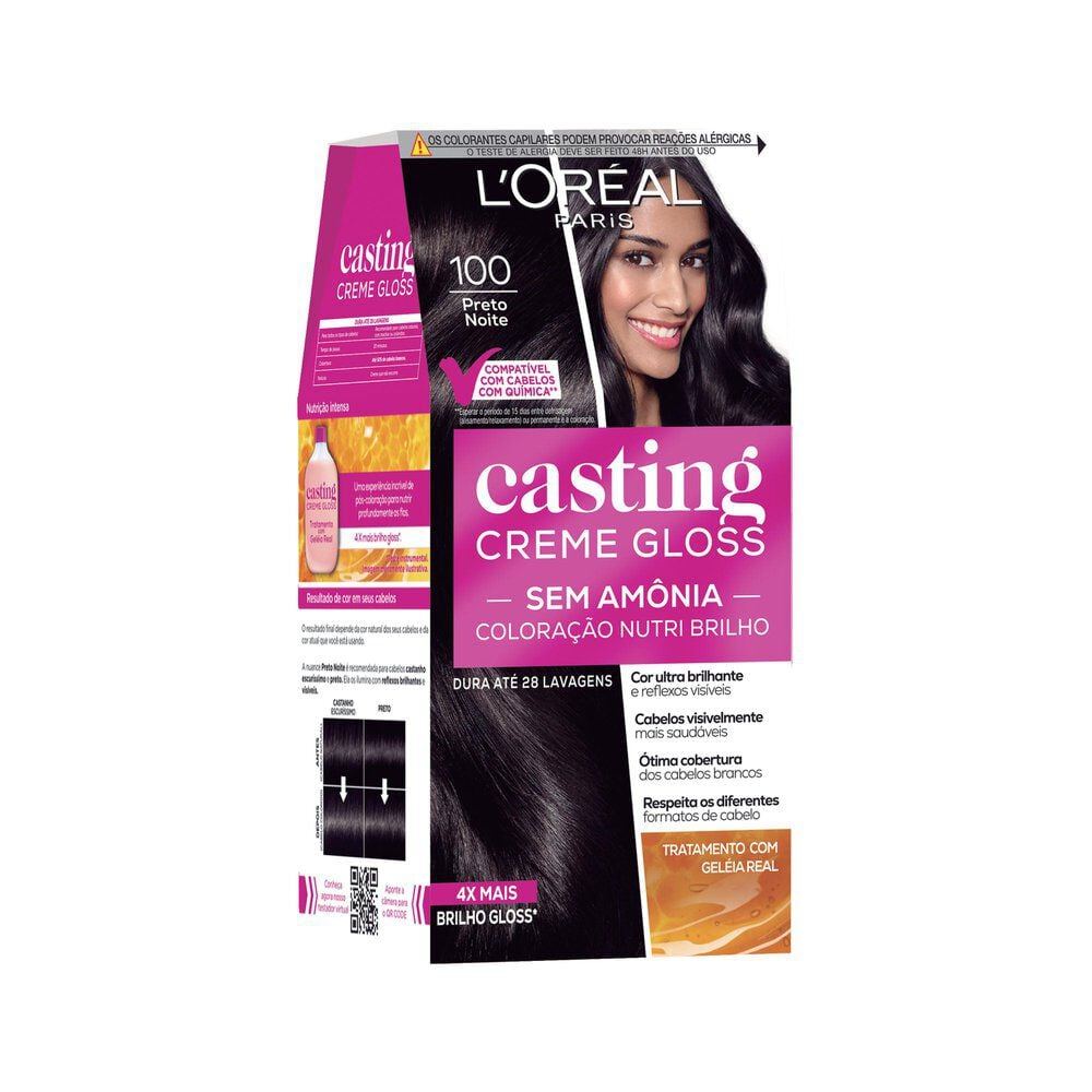 Tintura Casting Creme Gloss Preto Noite 100