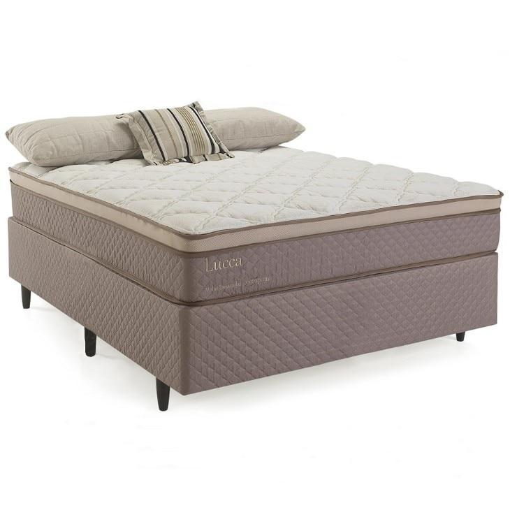Cama Box Casal Herval Lucca de Molas Ensacadas, 66x138x188 cm