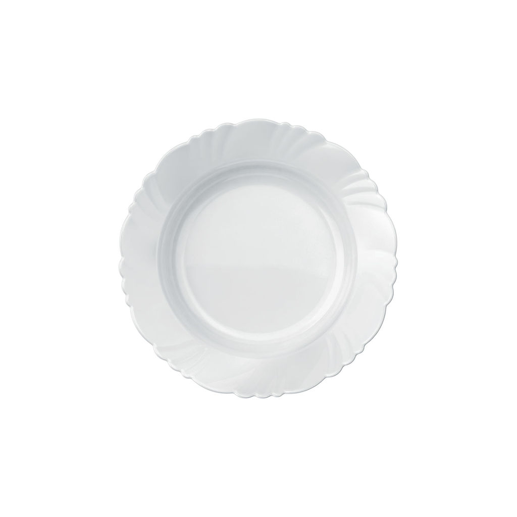 Prato Fundo Nadir Duralex Pétala Branco 23cm em Oferta na Shopee