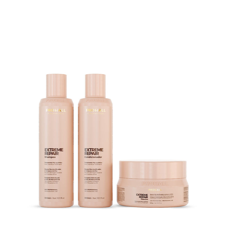 Kit Extreme Repair Home Care Extrato de Macadâmia em Oferta na Shopee