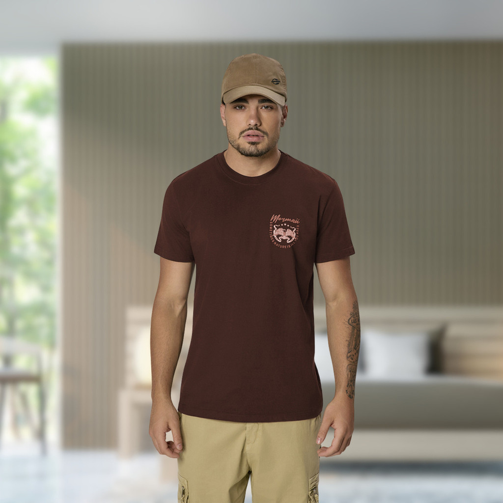 Camiseta Masculina Mormaii Algodão Conforto Diversas Estampa