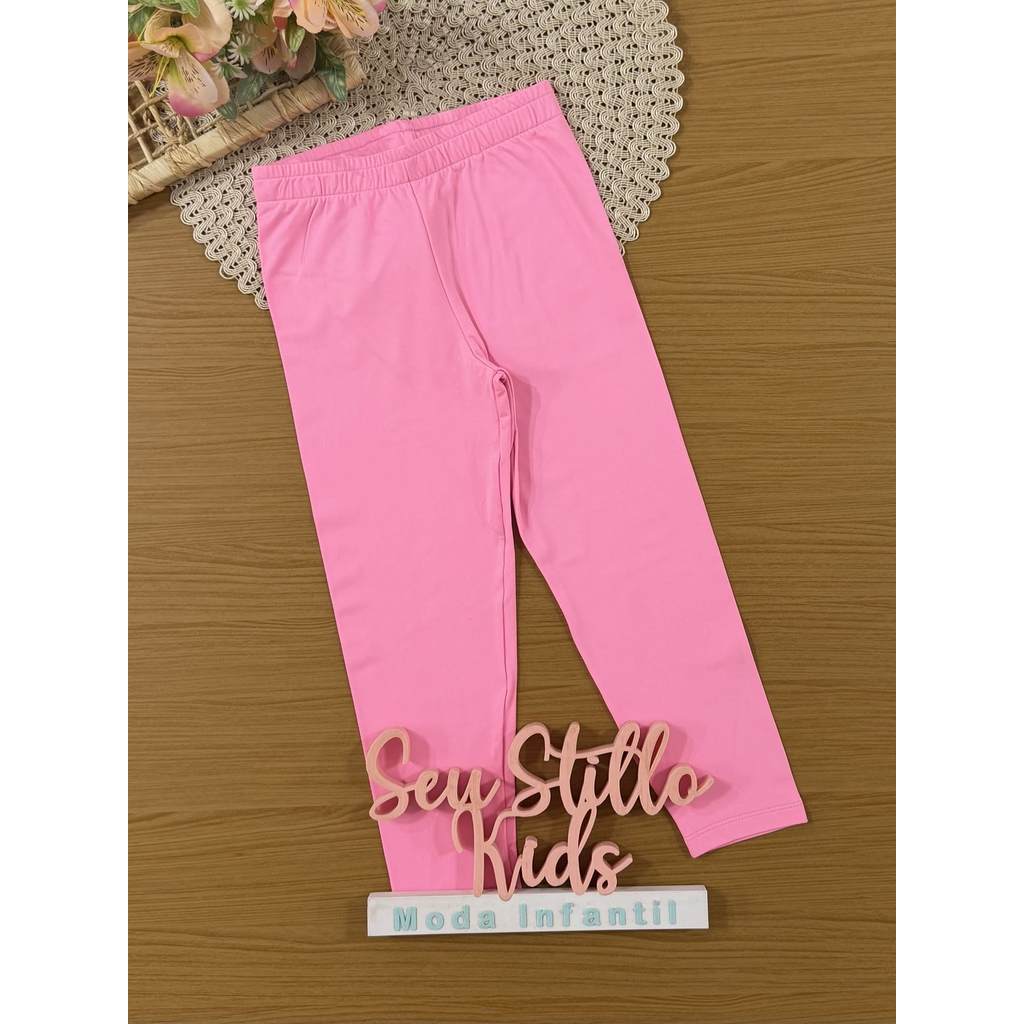 Calça Legging Infantil Cinti Inverno Térmica Rosa