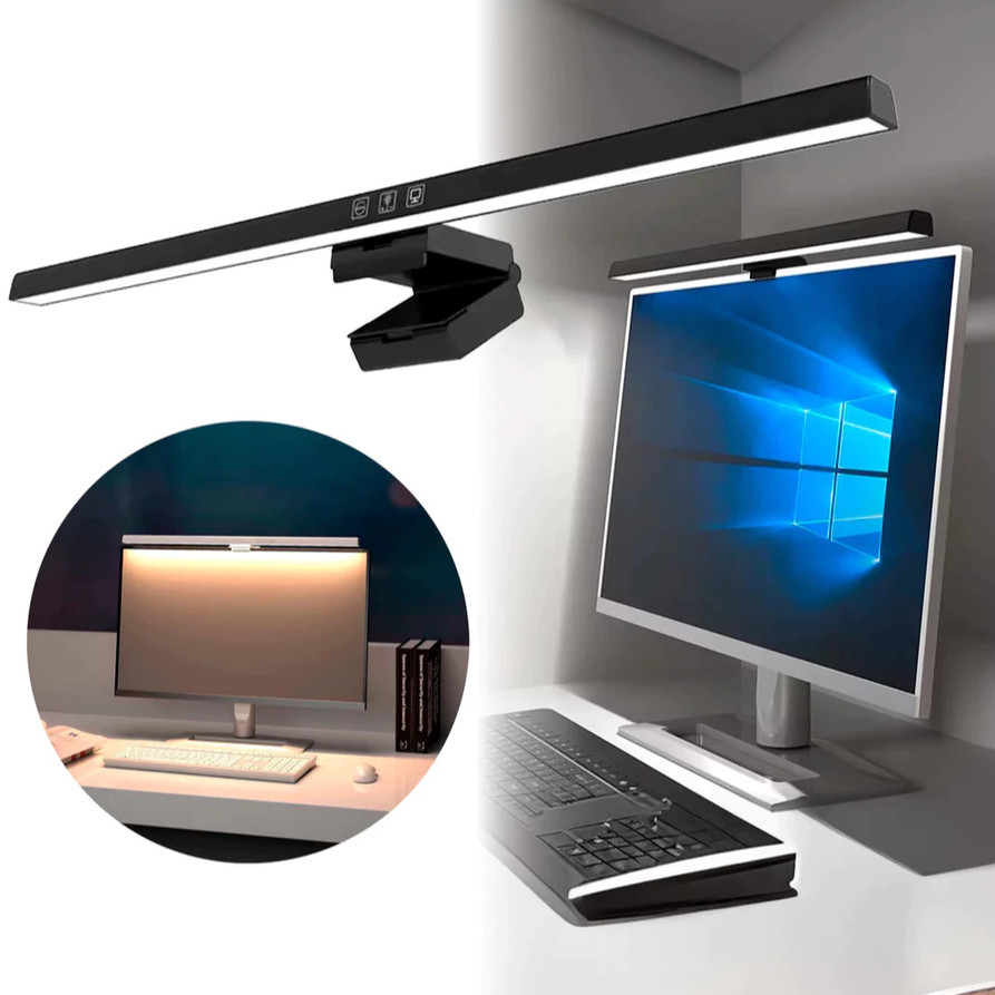 Luz Do Monitor 50Cm Do Computador Desktop Tela Luminária LED Lampada
