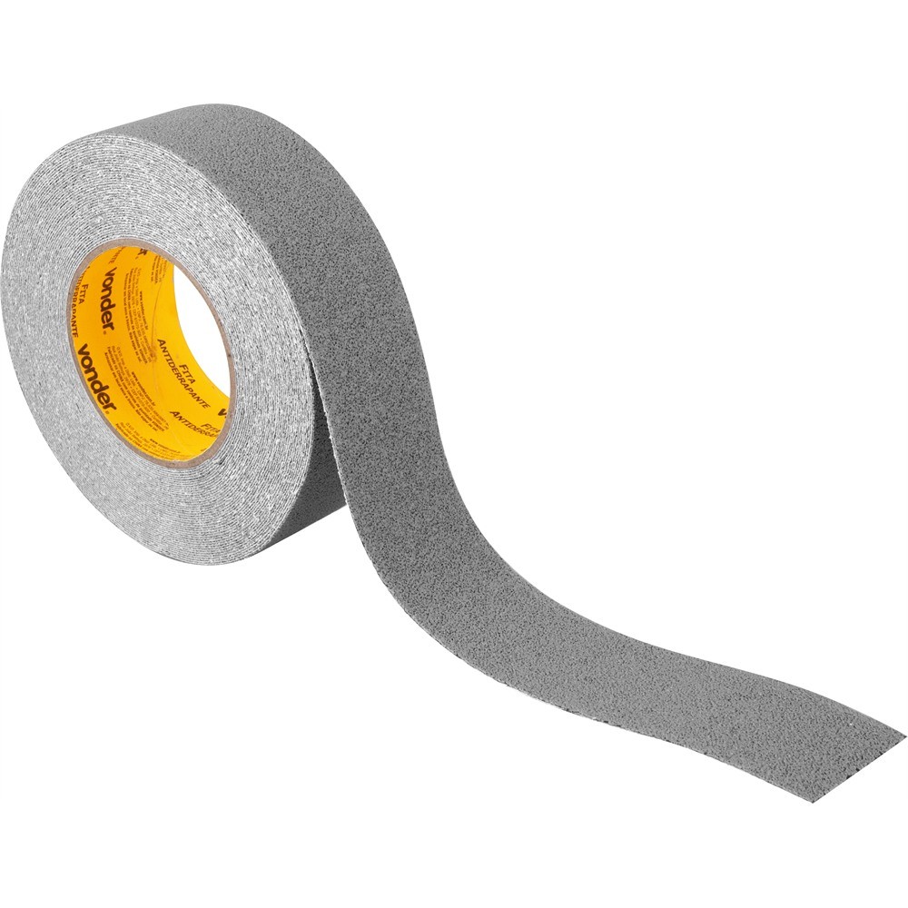 Fita Antiderrapante 50x15mm Cinza Vonder em Oferta na Shopee