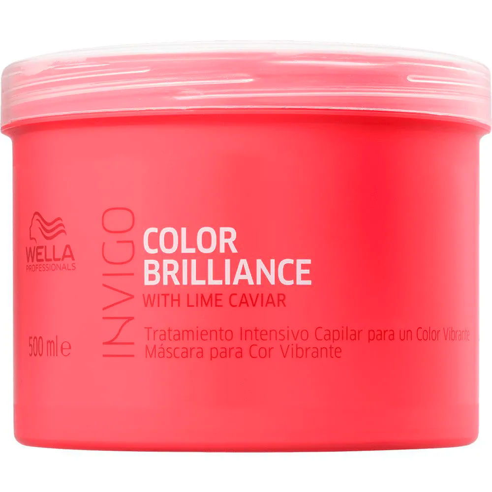 Máscara Capilar Wella Invigo Color Brilliance 500ml em Oferta na Shopee
