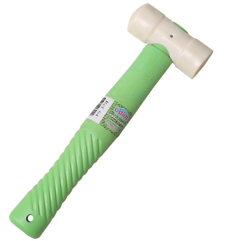 Martelo de borracha 40 mm branco - Odim em Oferta na Shopee