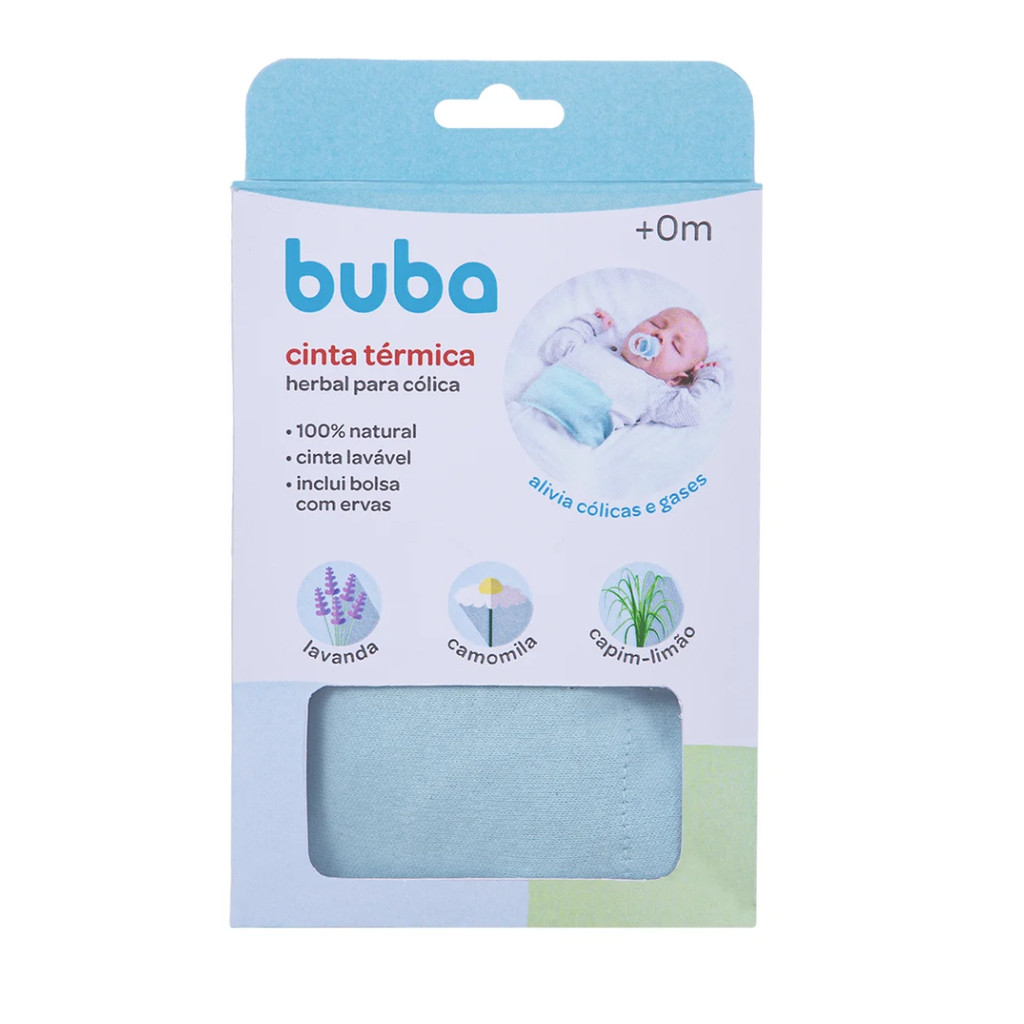 Cinta Termica Herbal para Cólica Azul - Buba