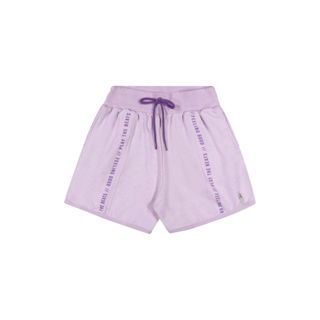 Shorts Juvenil Feminino com Elástico Beats Lilás em Oferta na Shopee