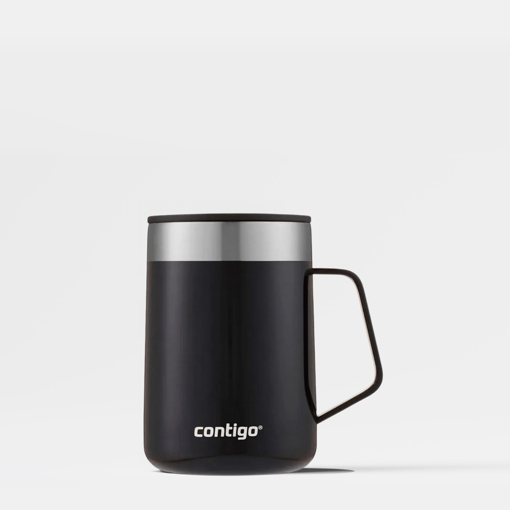 Caneca Térmica Street Preta Contigo | 414ml em Oferta na Shopee