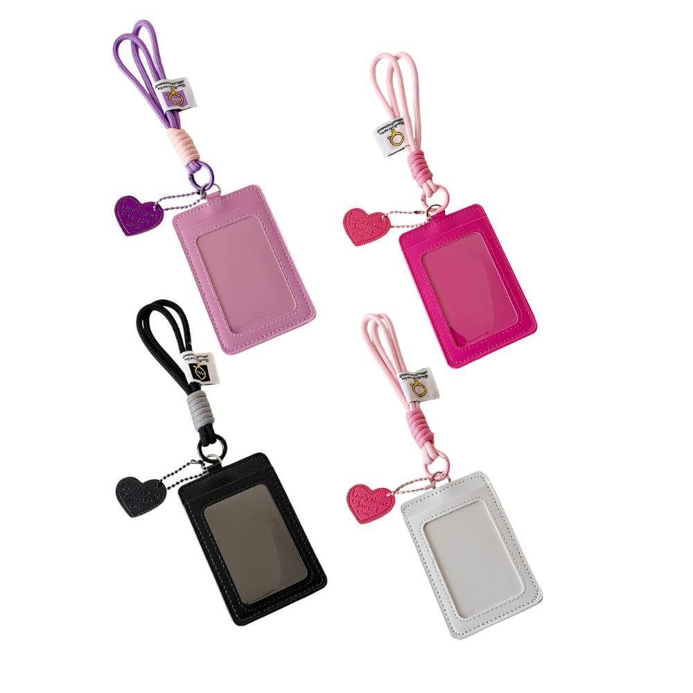 Porta Photocard Holder  Cartão K-pop de Couro Chaveiro em Oferta na Shopee