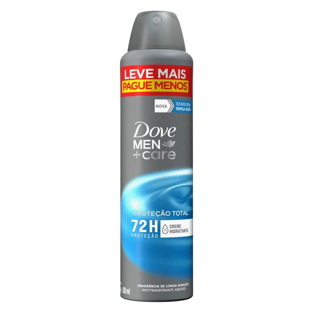 Desodorante Aerosol Dove Men+Care Proteção Total 250ml em Oferta na Shopee
