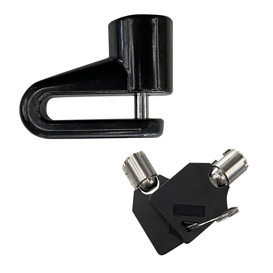 TRAVA TRANCA CADEADO DISCO PINO 5,5MM PRETO ANTI FURTO ROUBO MOTO PINO 5,5MM SPEC IMPORTADO PROMOÇÃO