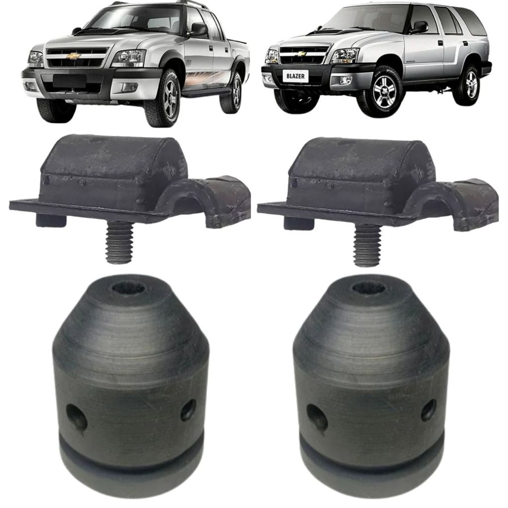 4 BATENTE DA BANDEJAS BALANÇAS SUSPENSÃO DIANTEIRA GM S10 BLAZER G1 1995 A 2011