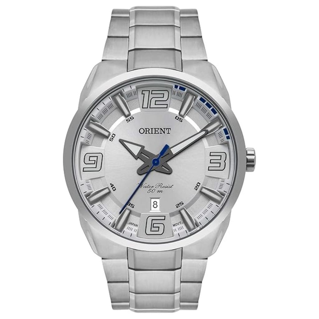 Relógio Orient Masculino Ref: Mbss1359 S2sx Casual Prateado