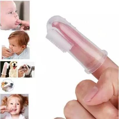 Escovas de Dente Massageadora de Dedo Para Bebê, Higiene Bucal Gengiva. GNT Premium