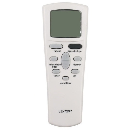 Controle Remoto Ar Condicionado Janela Compatível com Brastemp Consul 7.500 Bcv07a Bbna