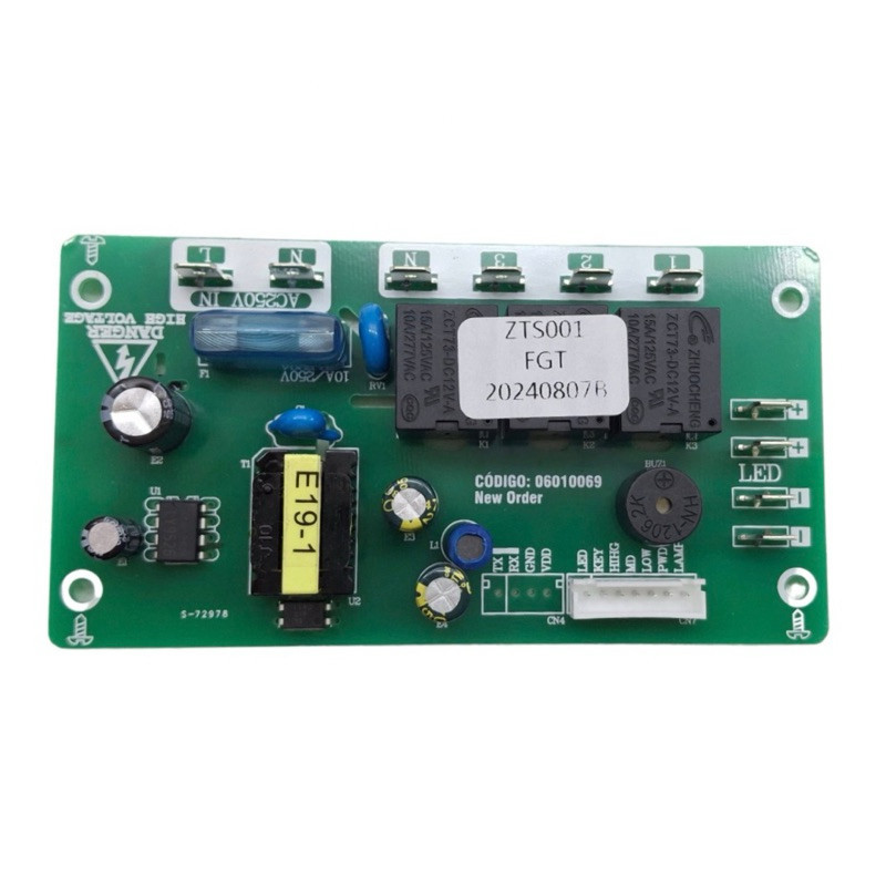 Placa Eletrônica Bivolt Para Coifas Nardelli Ou Fogatti Slim