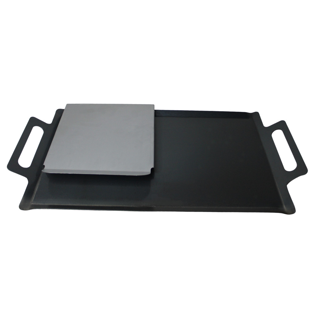 Bifeteira com Prensa Aço Carbono para Fogão Vários Tamanhos | Chapa Grill p/ Hambúrguer Bife Frango em Oferta na Shopee