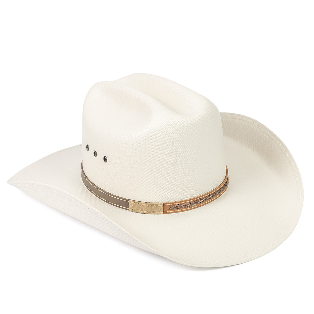 Chapéu Branco Country Americano Cubano Dallas Mundial Aba 10cm Cowboy Boiadeira Unissex